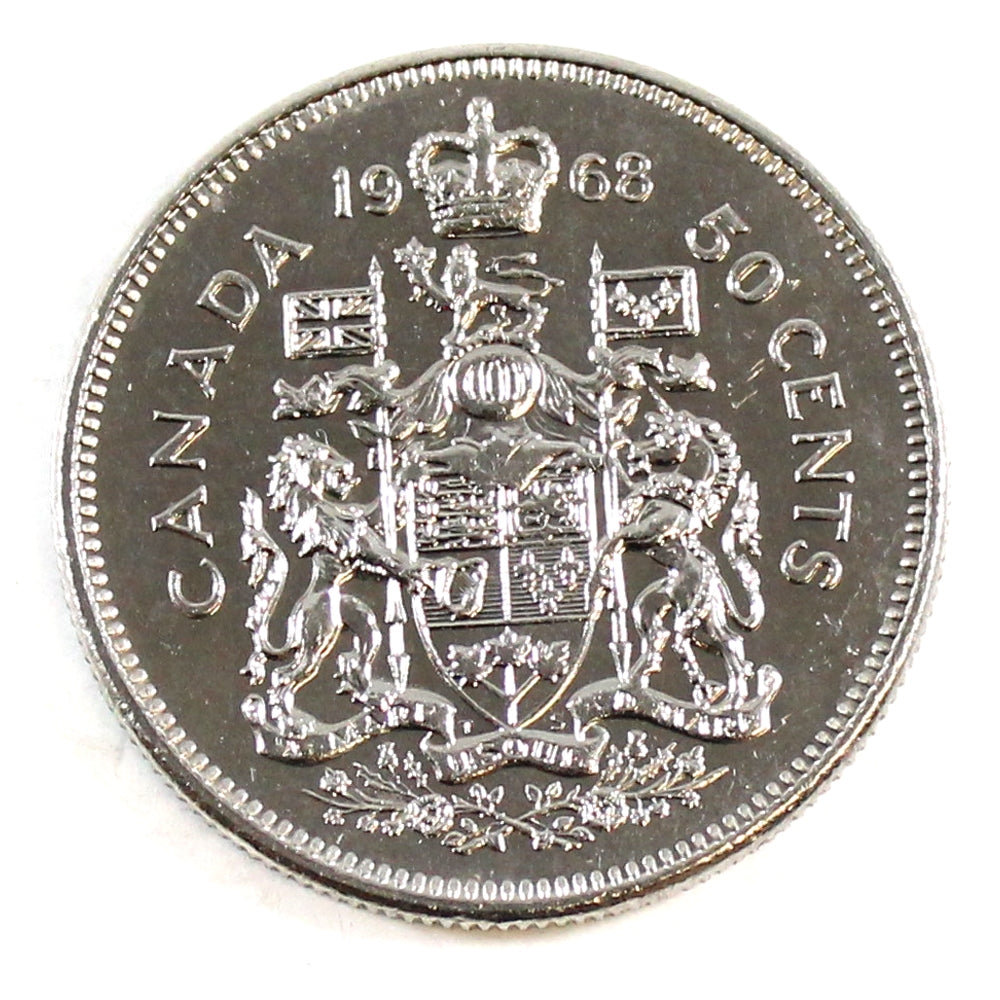 1968 Canada 50-cents UNC+ (MS62)