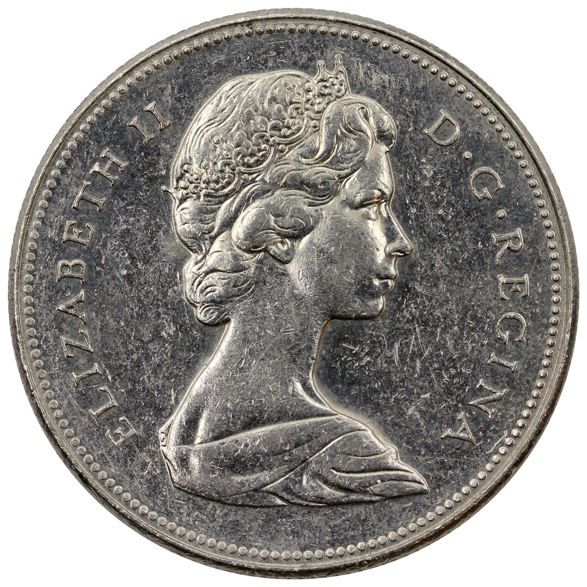 1968 Missing A Canada 50-cents Extra Fine (EF40)