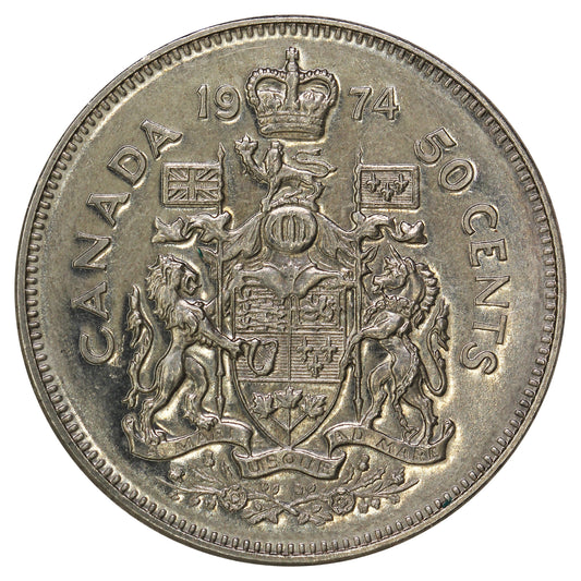 1974 Canada 50-cents UNC+ (MS62)