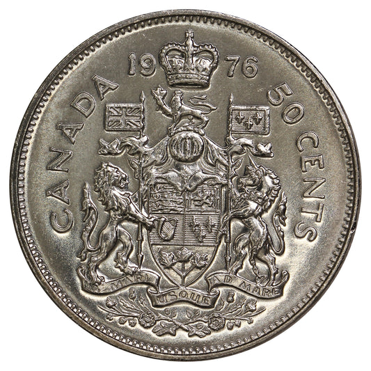 1976 Canada 50-cents UNC+ (MS62)