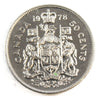 1978 Round Jewels Canada 50-cents Uncirculated (MS60)