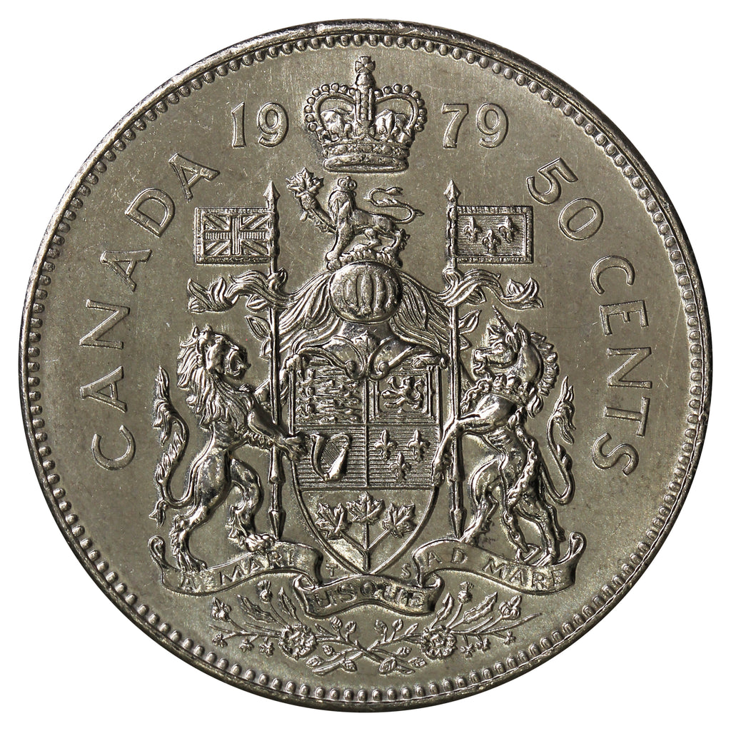 1979 Canada 50-cents Choice Brilliant Uncirculated (MS64)