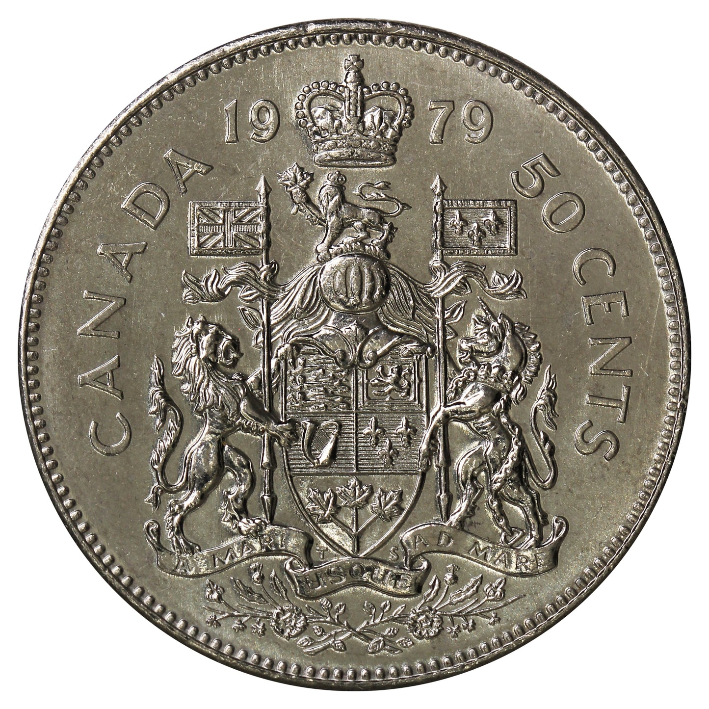 1979 Canada 50-cents Choice Brilliant Uncirculated (MS64)