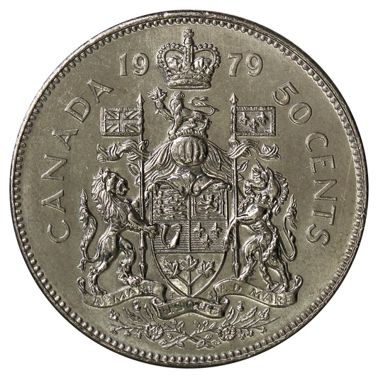 1979 Canada 50-cents Choice Brilliant Uncirculated (MS64)