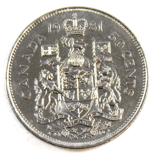 1981 Canada 50-cents UNC+ (MS62)