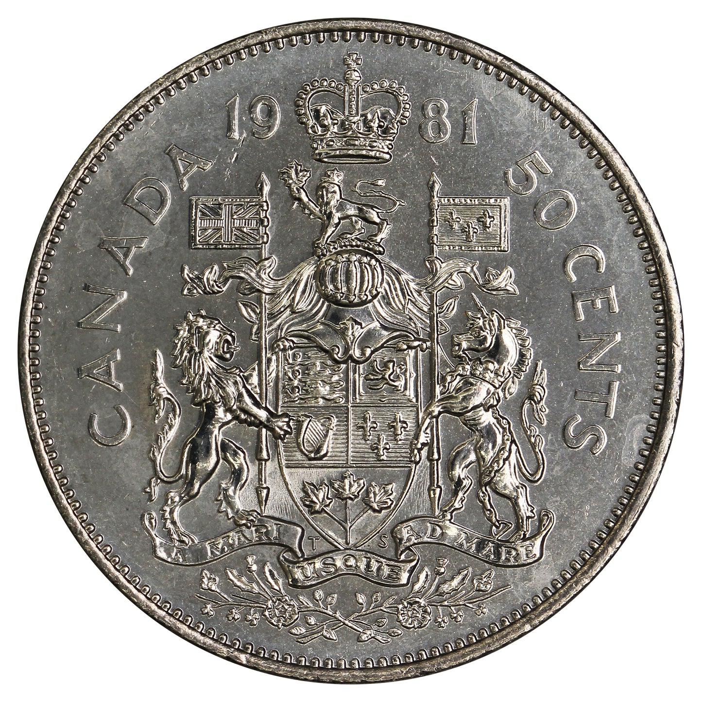 1981 Canada 50-cents UNC+ (MS62)