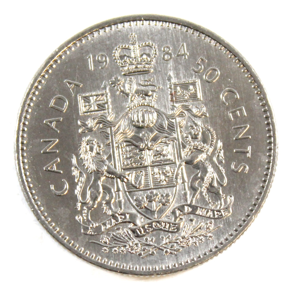 1984 Canada 50-cents Choice Brilliant Uncirculated (MS64)
