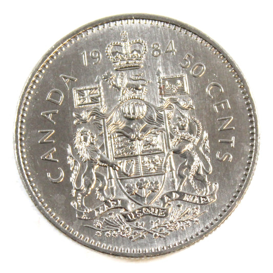1984 Canada 50-cents Choice Brilliant Uncirculated (MS64)