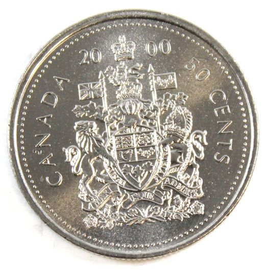 2000 Canada 50-cents UNC+ (MS62)