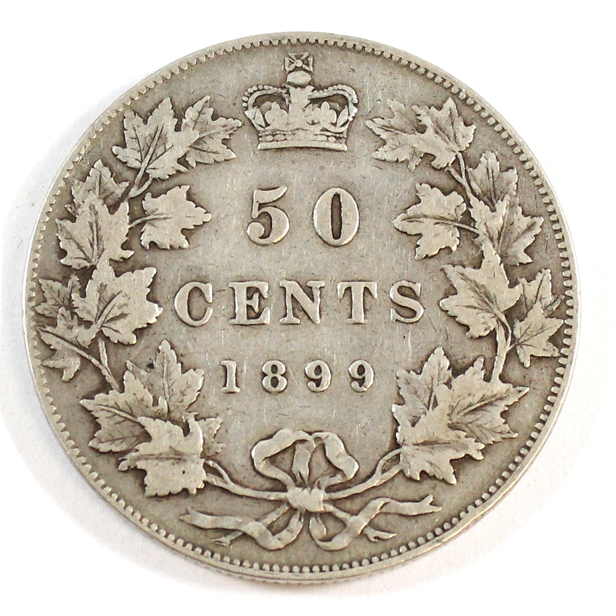 1899 Large 1st 9 Canada 50-cents F-VF (F15) $