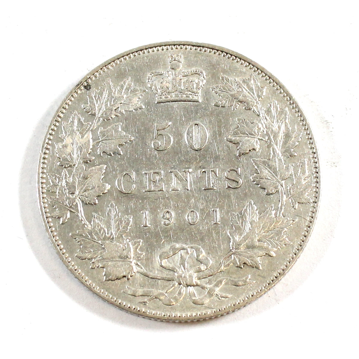 1901 Canada 50-cents EF-AU (EF45) $
