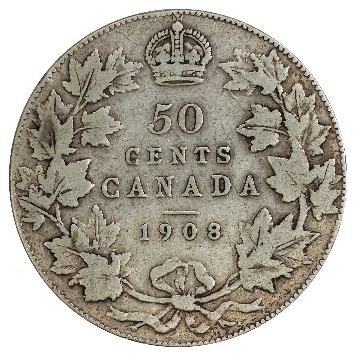 1908 Canada 50-cents Fine (F12) $