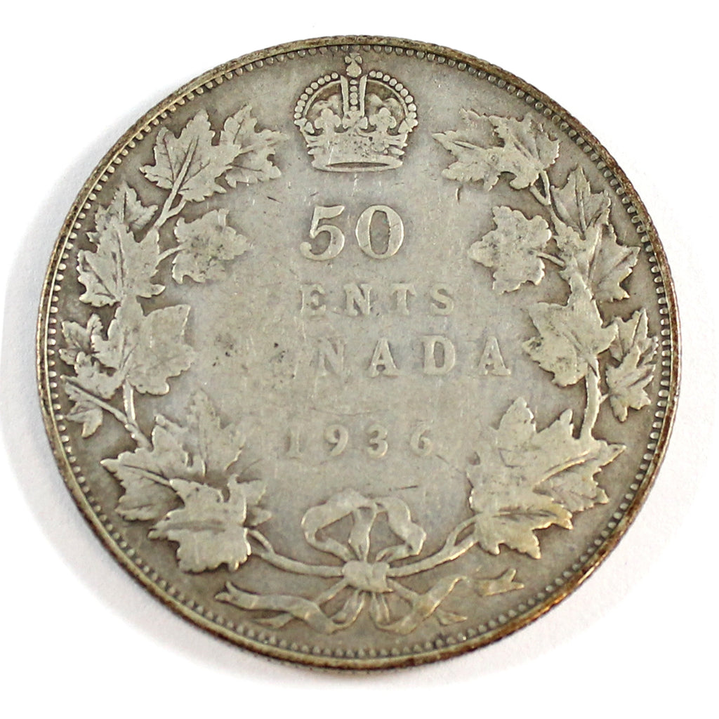 1936 Canada 50-cents G-VG (G6)
