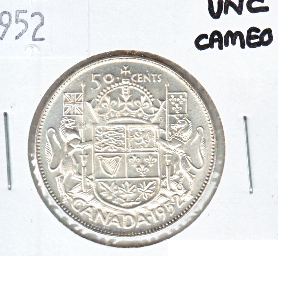 1952 Canada 50-cents Uncirculated Cameo (MS60)