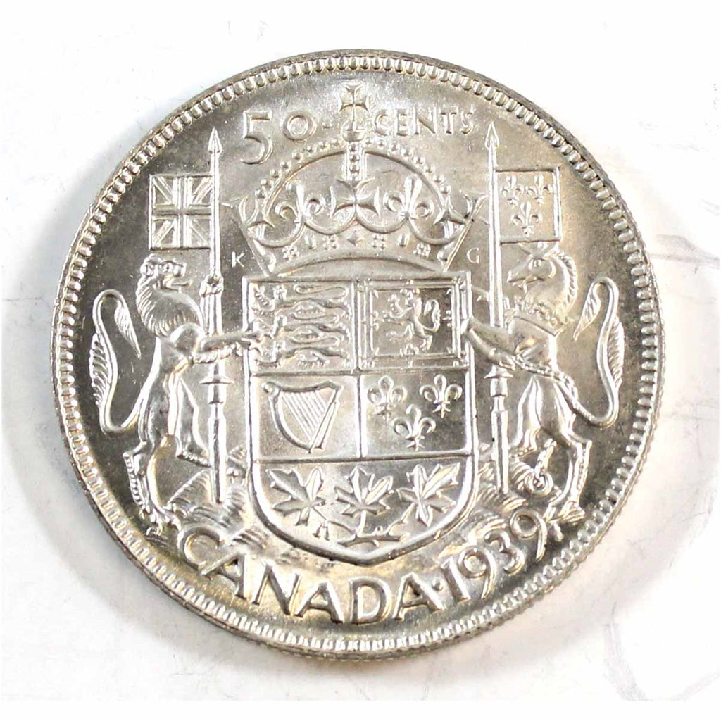 1939 Canada 50-cents Uncirculated (MS60) $