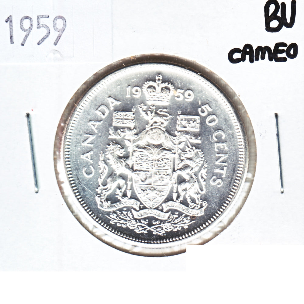 1959 Canada 50-cents Brilliant Uncirculated Cameo (MS63)