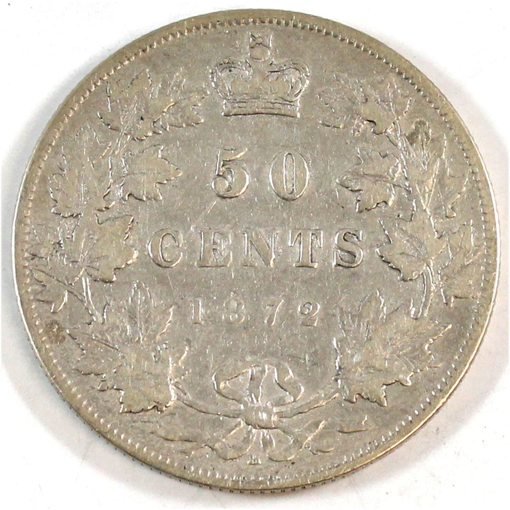 1872H A/A Regina Canada 50-cents Fine (F12) $