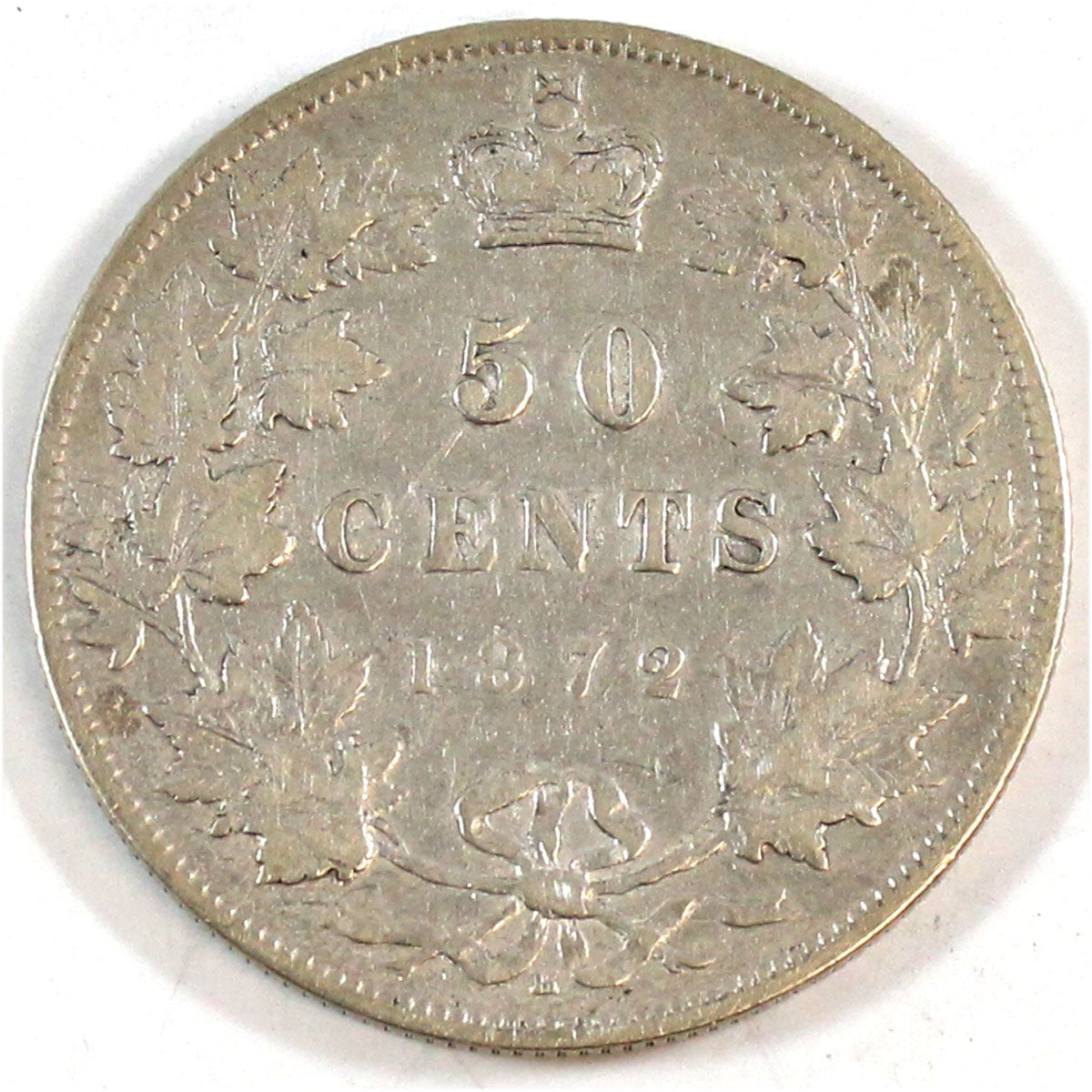 1872H A/A Regina Canada 50-cents Fine (F12) $