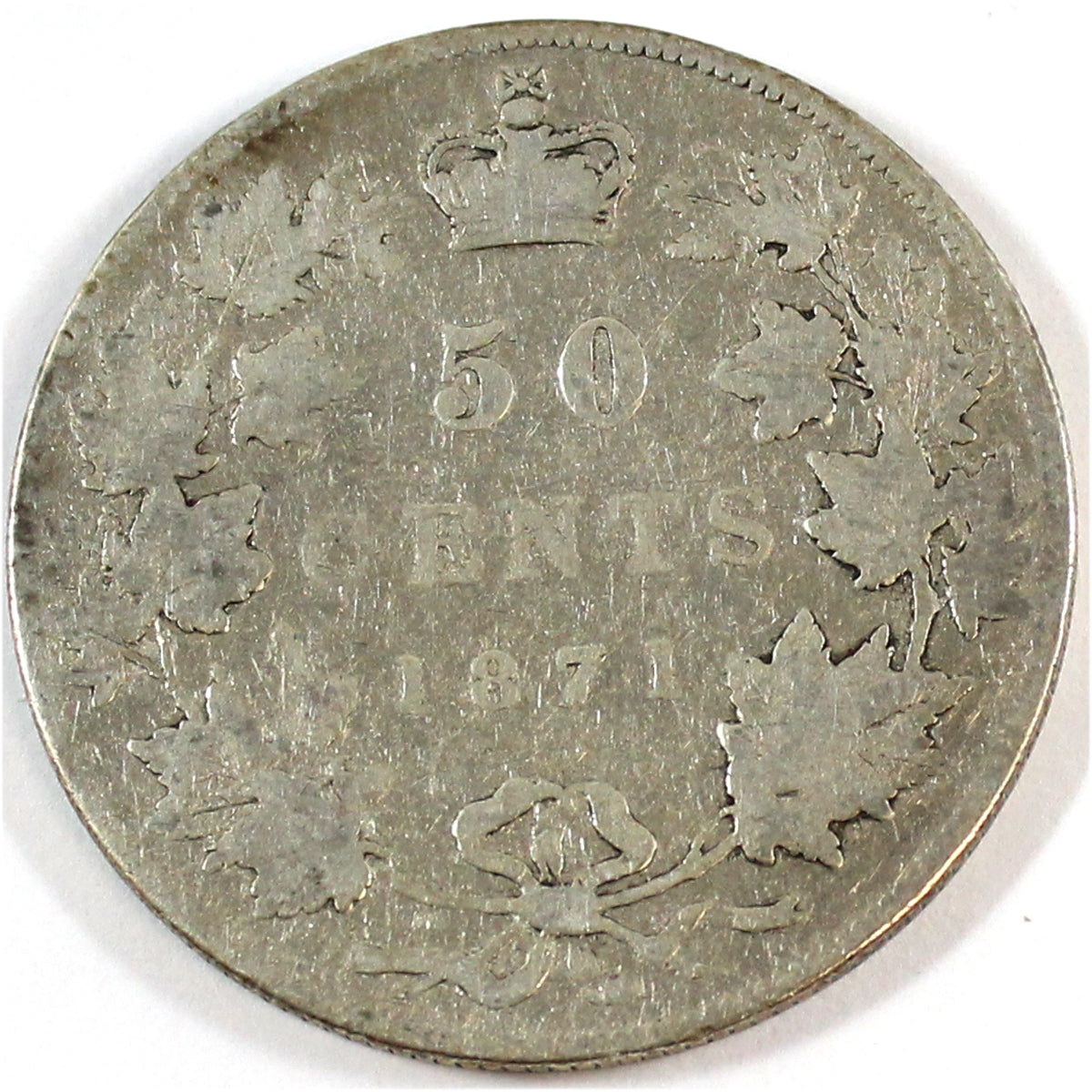 1871 Canada 50-cents G-VG (G6) $