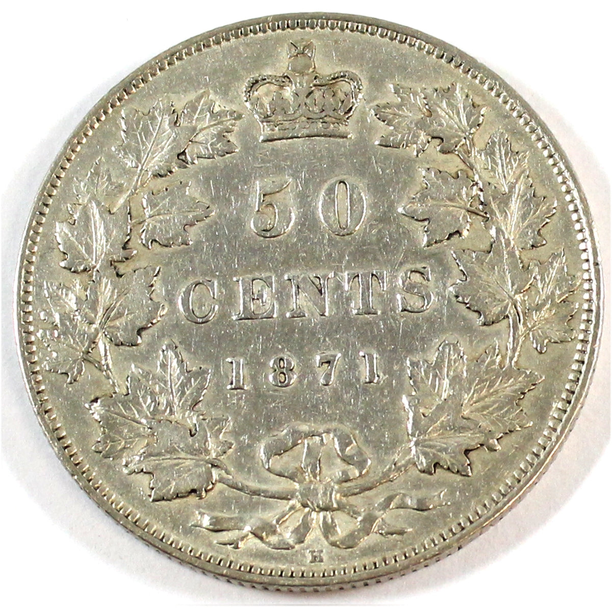 1871H Canada 50-cents VF-EF (VF30) $