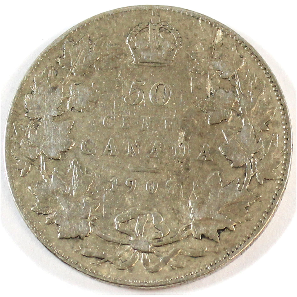1907 Canada 50-cents Fine (F12)