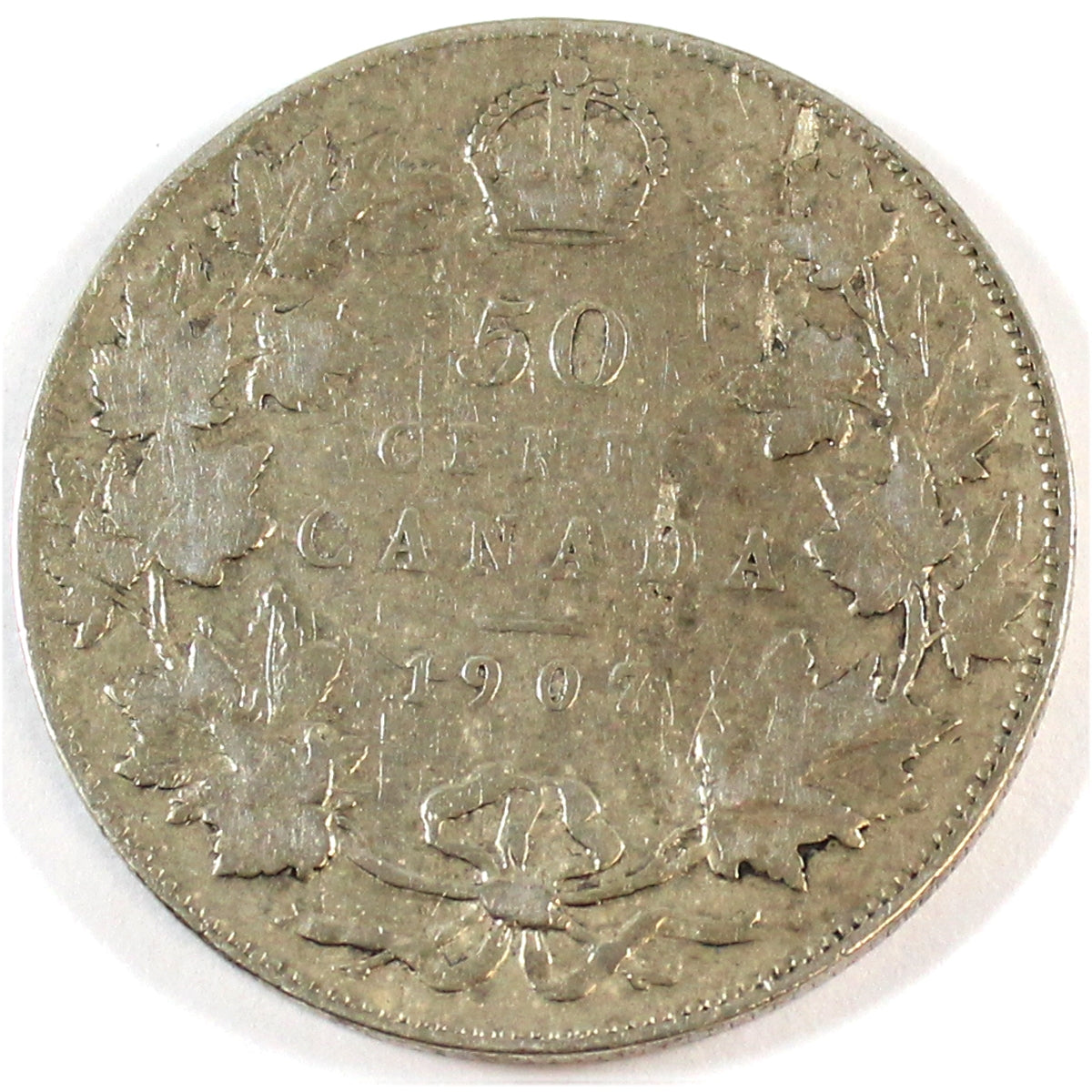 1907 Canada 50-cents Fine (F12)