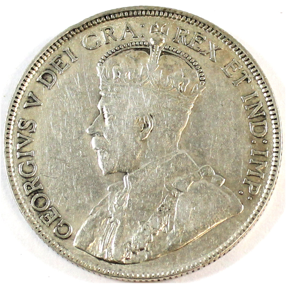 1920 Large 0 Canada 50-cents Very Fine (VF20) $