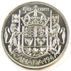 1947 Straight 7 Canada 50-cents Uncirculated (MS60) $