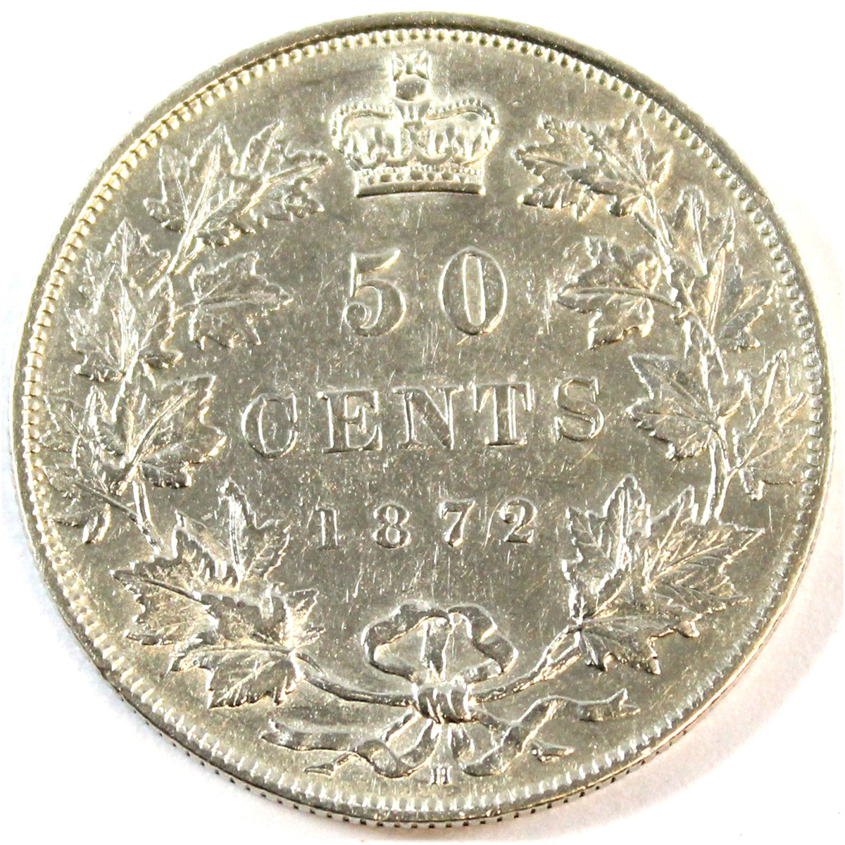 1872H Canada 50-cents EF-AU (EF45) $