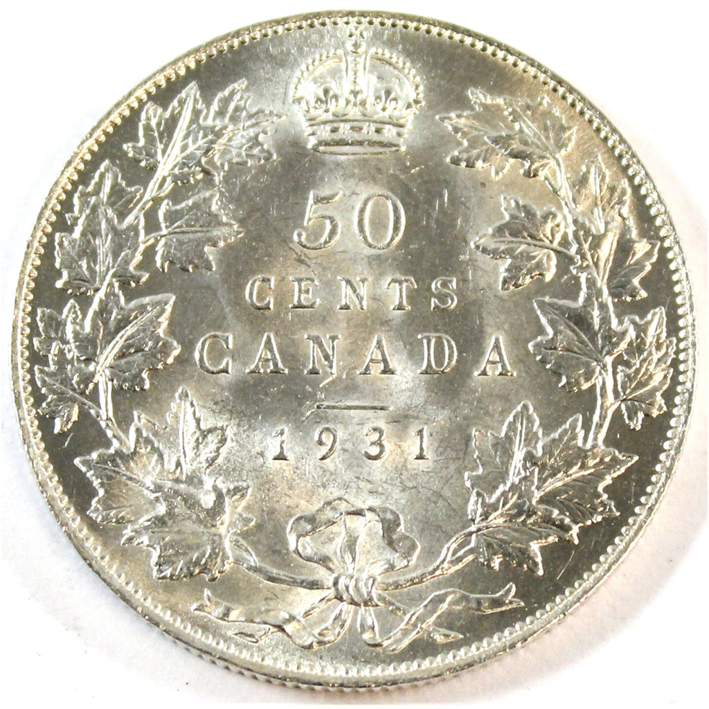 1931 Canada 50-cents UNC+ (MS62) $