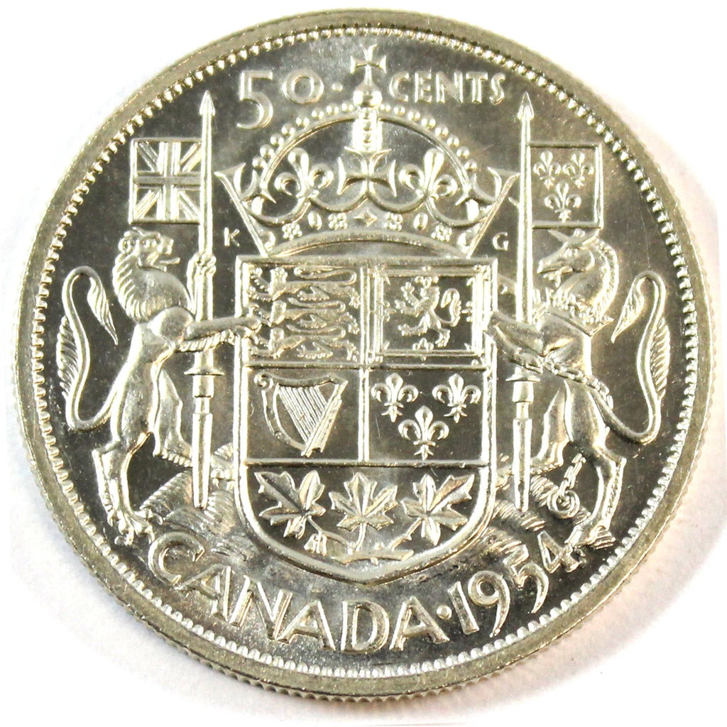 1954 Canada 50-cents Uncirculated (MS60)