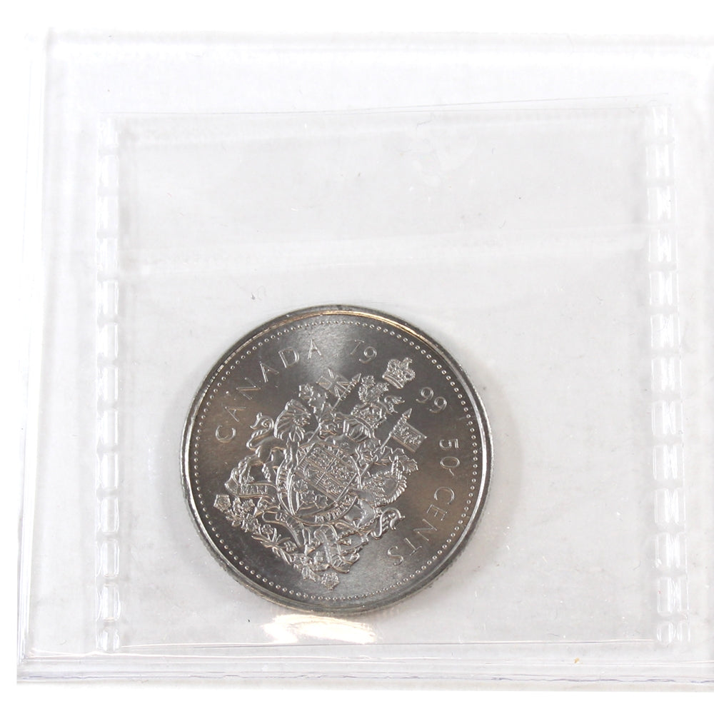 1999P Canada 50-cents ICCS Certified MS64