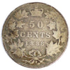 1888 Obv. 3 Canada 50-cents Good (G4) $