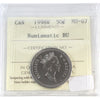 1998W Canada 50-cents ICCS Certified MS67 NBU