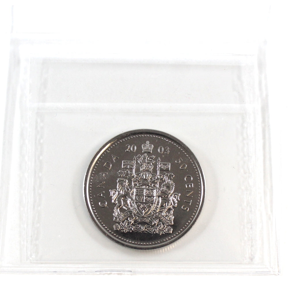 2003WP New Effigy Canada 50-cents ICCS Certified MS67 NBU