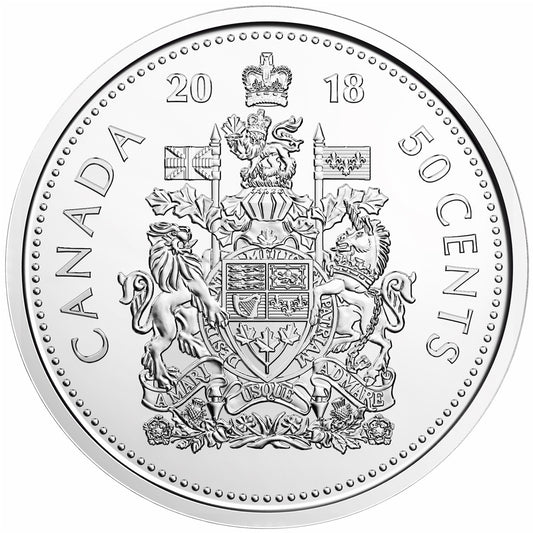 2018 Canada 50-cents Brilliant Uncirculated (MS63)