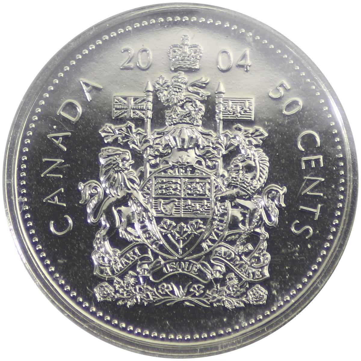 2004P Canada 50-cents ICCS Certified MS67 NBU