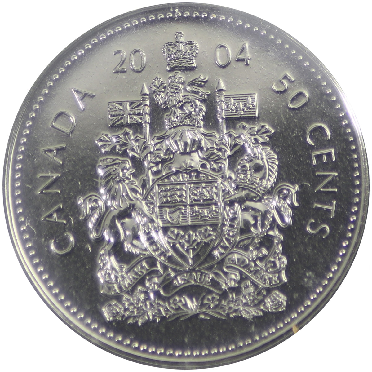 2004P Canada 50-cents ICCS Certified MS66 NBU
