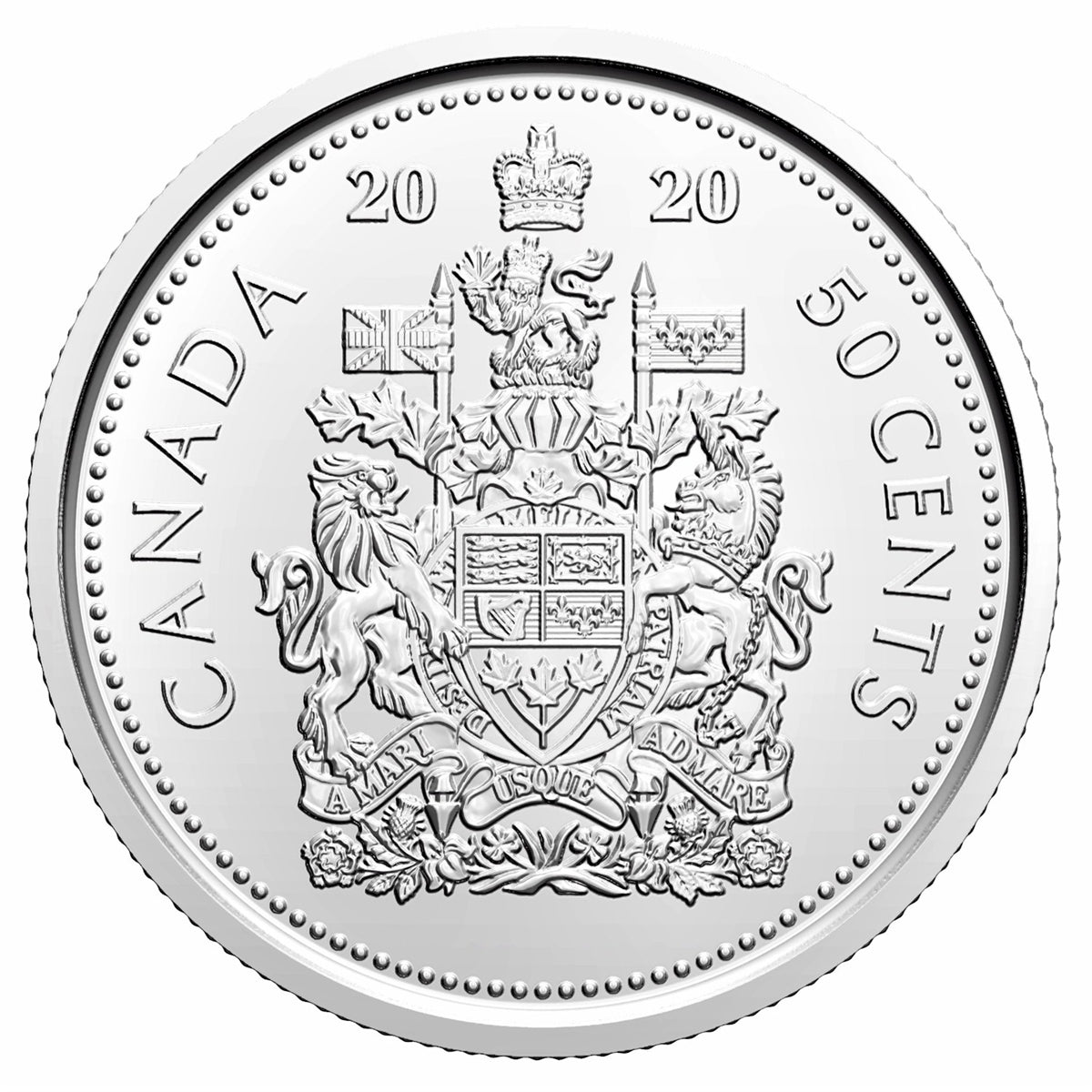 2020 Canada 50-cents Brilliant Uncirculated (MS-63)