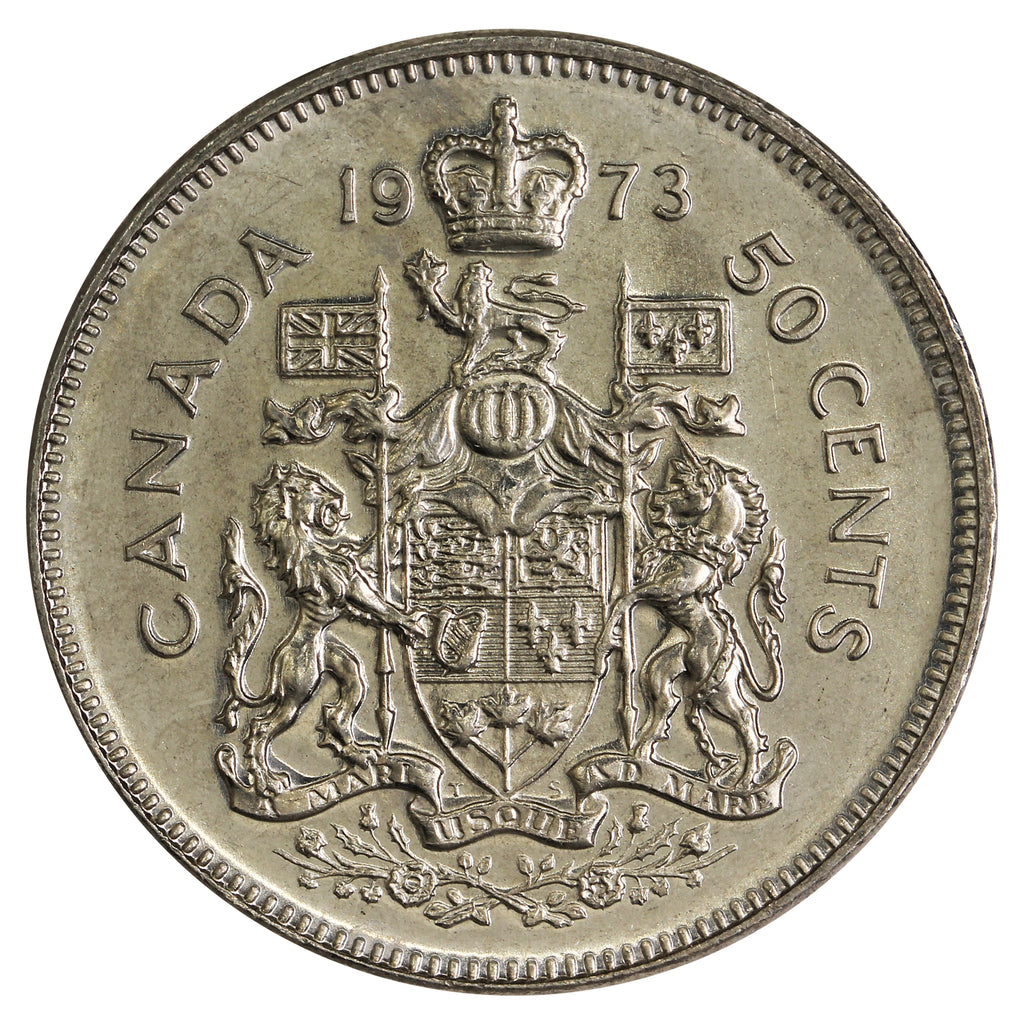 1973 Canada 50-cents UNC+ (MS62)