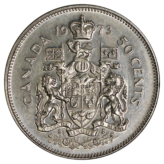 1973 Canada 50-cents Uncirculated (MS60)