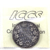 1910 Edwardian Leaves Canada 50-cents ICCS Certified F15