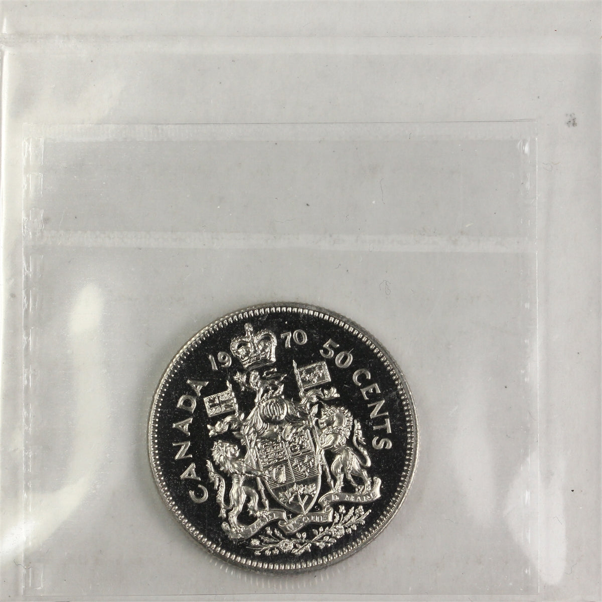 1970 Canada 50-cents ICCS Certified PL66 Heavy Cameo