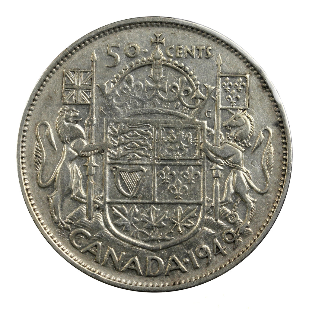1949 Hoof Over 9 Canada 50-cents VG-F (VG10)