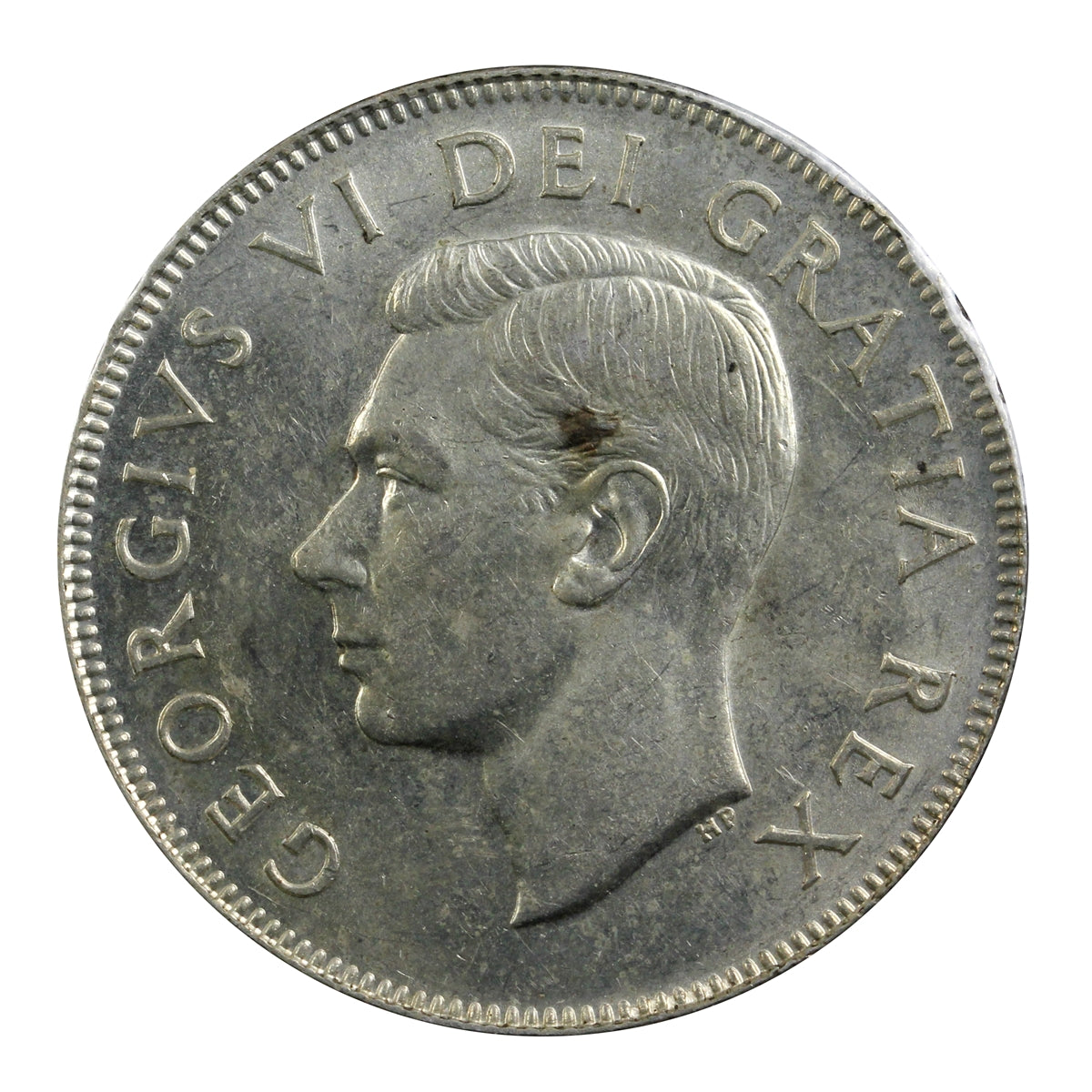 1950 Half Design Canada 50-cents Uncirculated (MS60)