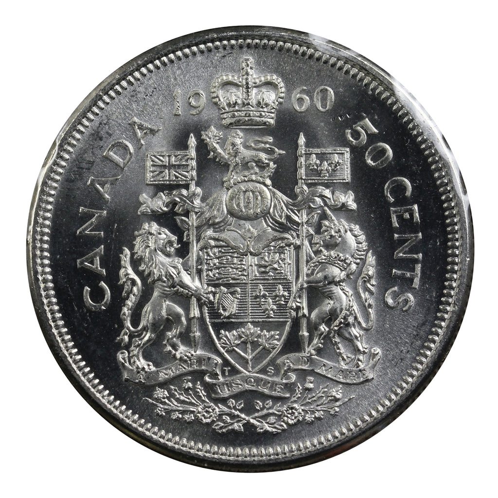 1960 Canada 50-cents Choice Brilliant Uncirculated (MS-64)