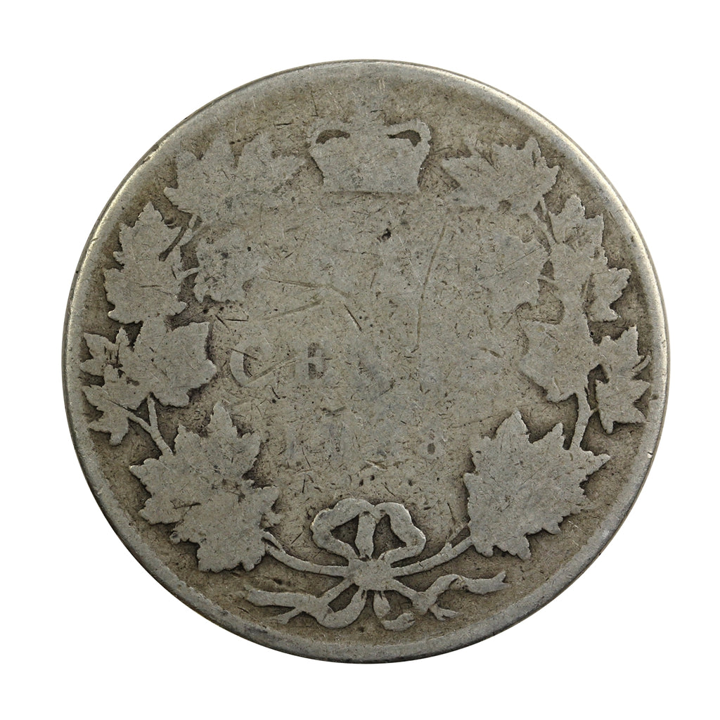 1888 Obv. 3 Canada 50-cents Poor