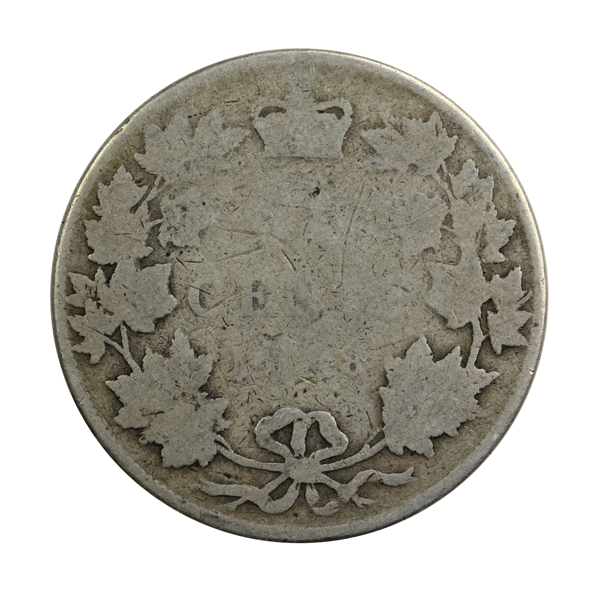 1888 Obv. 3 Canada 50-cents Poor