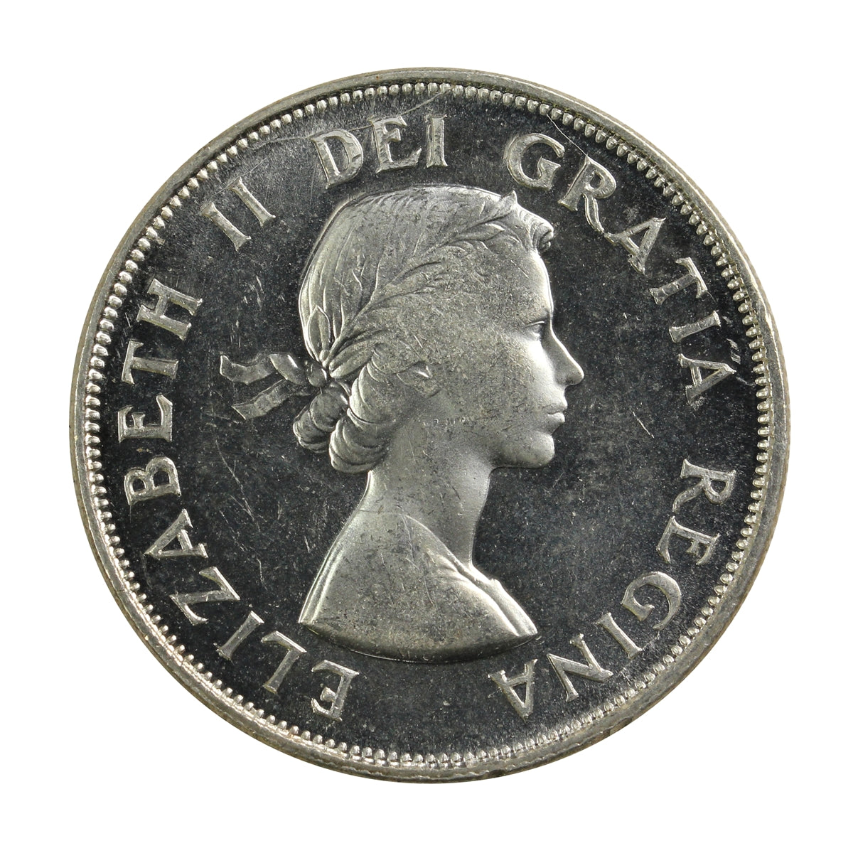 1953 Small Date NSS Canada 50-cents Choice Brilliant Uncirculated (MS64) Cameo