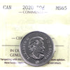 2020 Canada 50-cents ICCS Certified MS-65